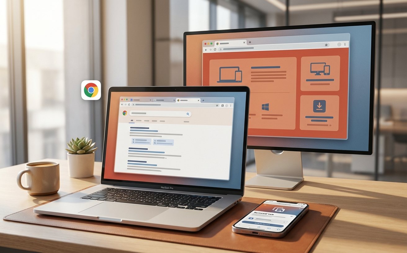 Chrome 多标签页浏览与macOS性能优化展示